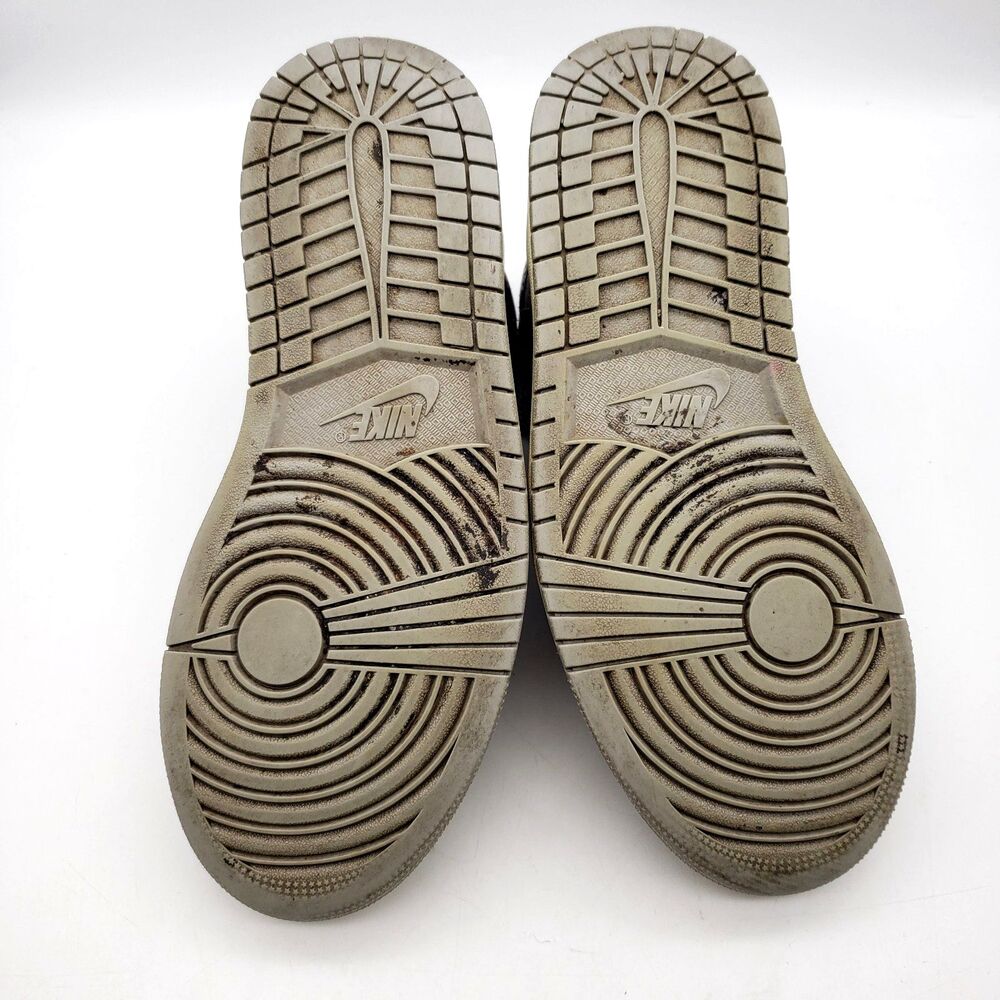 Nike Air Jordan 1 Mid Shoes Men Size 7.5 Elephant Print Black Gray DM1200-016 - Picture 8 of 9